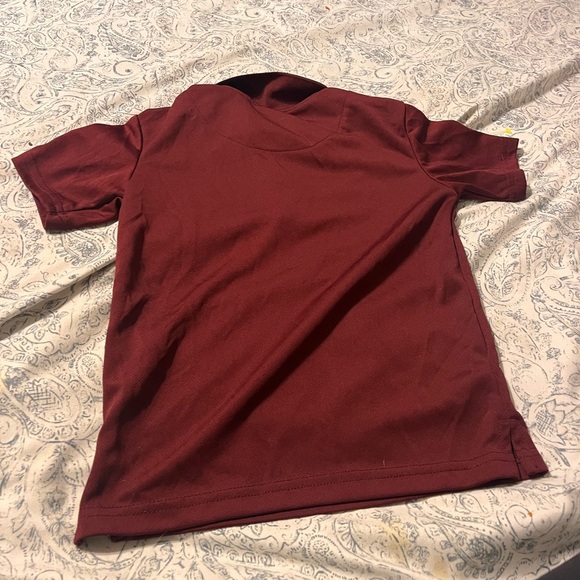 Izod Maroon Polo Shirt Classic Style - Picture 2 of 8